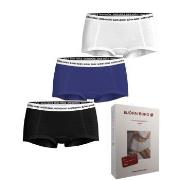 Björn Borg 3P Everyday Cotton Boxer Shorts Schwarz/Blau Baumwolle Smal...