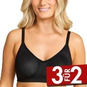 Damella BH Carla Soft Bra Schwarz Polyester B 70 Damen