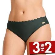 Damella Emily Wavy Bikini Brief Dunkelgrün 38 Damen