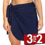 Damella Greta Basic Sarong Marine One Size Damen