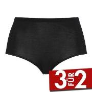 Damella High Waist Maxi Brief Schwarz Merinowolle 38 Damen