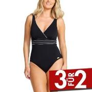 Damella Sandra Chlorine Resistant Swimsuit Schwarz Polyamid 38 Damen