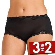 Damella Silk Brief Schwarz Seide Small Damen