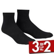 Damella 2P Thin Wool Socks Schwarz Gr 39/42 Damen