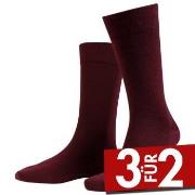 Amanda Christensen Grade Merino Wool Sock Dunkelrot Gr 39/42