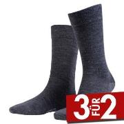 Amanda Christensen Grade Merino Wool Sock Dunkelgrau Gr 39/42
