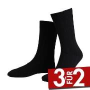 Amanda Christensen Grade Wide Rib Ankle Socks Schwarz Gr 39/42