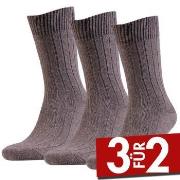 Amanda Christensen 3P Supreme Wool Sock Braun Gr 39/42