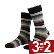 Amanda Christensen True Block Stripe Ankle Sock Schwarz Gr 39/42