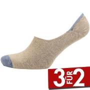 Amanda Christensen True Contrast Invisible Sock Hellbraun Gr 43/44