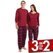 Jockey Pyjama 11 Mix Cotton Marine/Rot Baumwolle Medium Herren