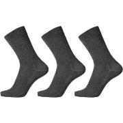 Egtved 3P Organic Cotton Socks Dunkelgrau Gr 45/48