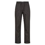 Resteröds Sandman Pyjama Pants Grau gestreift Baumwolle Small Herren