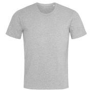 Stedman Clive Relaxed Men Crew Neck Graumelliert ringgesponnene Baumwo...