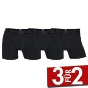 Dovre 3P Organic Cotton Boxers Schwarz Ökologische Baumwolle Small Her...