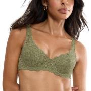 Triumph BH Amourette Wired Bra With Lace Olive A 70 Damen