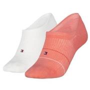 Tommy Hilfiger 2P Cotton Blend Logo Footie Socks Korall/Weiß Gr 39/42 ...