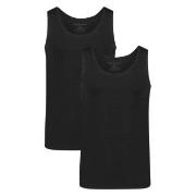 Bamboo basics 2P Stef Singlet Schwarz Small Herren
