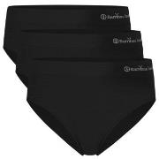 Bamboo basics 3P Belle Seamless Full Brief Schwarz Small Damen
