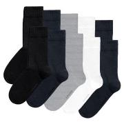 Björn Borg 10P Essential Long Socks Schwarz/Marine/Weiß Gr 41/45 Herre...