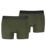 Levis 2P Men Twill Boxer Brief Khaki Baumwolle Small Herren
