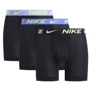 Nike 3P Essentials Micro Boxer Brief 241 Schw/Blau Polyester Small Her...