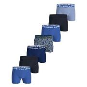 Björn Borg 7P Cotton Stretch Boxer Schwarz/Blau Baumwolle Medium Herre...