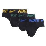 Nike 6P Dri-Fit Essential Micro Hip Brief Schwarz/Grün Polyester Small...