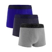 Under Armour 3P Performance Cotton Solid 3in Boxers Grau/Blau Medium H...