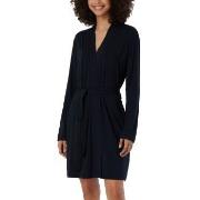 Schiesser Essentials Single Jersey Modal Bathrobe Schwarz Modal Small ...