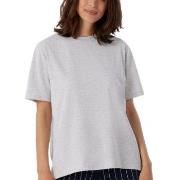 Schiesser Women Mix and Relax T-Shirt Hellgrau Baumwolle 38 Damen