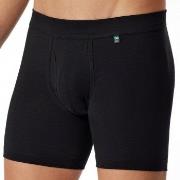Schiesser Long Life Cotton Cyclist Boxer Schwarz Baumwolle Small Herre...