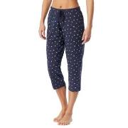 Schiesser Women Mix and Relax Pants Weiß/Marine Baumwolle 38 Damen
