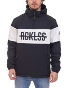 YOUNG & RECKLESS Herren Pull-Over Übergangs-Jacke im Color-Blocking-St...