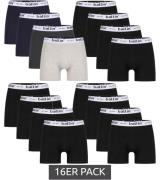 16er Pack Ballin Est. 2013 Herren Boxershorts mit Marken-Schriftzug am...