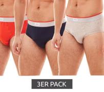 3er Pack seidensticker Cotton Flex Brief Herren Slips mit elastischem ...