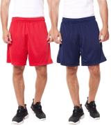 K1X | Kickz NOS Oldschool Shorts Herren Trainings-Shorts 1202-4100 Rot...