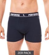 2er Pack PORTOFINO Herren Boxershorts weiche Unterwäsche PF100-003 Nav...