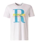 YOUNG & RECKLESS Marina Herren T-Shirt schlichtes Baumwoll-Shirt mit F...