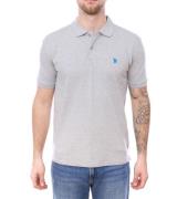 U.S. POLO ASSN. Herren Polo-Shirt Basic-Shirt Baumwoll-Shirt Kurzarm-S...