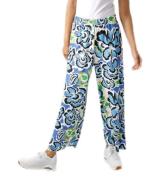 Aniston CASUAL Damen Sommer-Hose mit Allover Blum-Print Schlag-Hose 68...