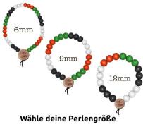 WOOD FELLAS Perlen-Armband schicker Holz-Schmuck Deluxe Pearl Bracelet...