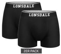 2er Pack LONSDALE LONDON Herren Boxershorts bequeme Unterwäsche 113859...