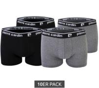 10er Pack Pierre Cardin Herren Boxershorts Unterwäsche Mehrfarbig