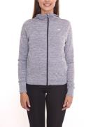 OXIDE Training Damen Fleece-Jacke sportliche Fitness-Jacke in melierte...