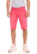 Alife and Kickin Kian Herren Baumwoll-Bermuda kurze Denim-Hose bleache...