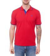 U.S. POLO ASSN. Herren Polo-Shirt Basic-Shirt Baumwoll-Shirt Kurzarm-S...