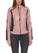 ALPENBLITZ Damen Leder-Jacke rockige Biker-Jacke aus Lammnappa Echtled...