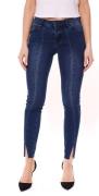 ARIZONA Damen Slim-Fit Jeans mit Deko-Naht Röhren-Jeans 98934633 Blau