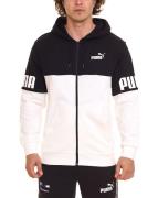 PUMA Power Full-Zip Herren Hoodie aus Baumwolle nachhaltiger Kapuzen-S...